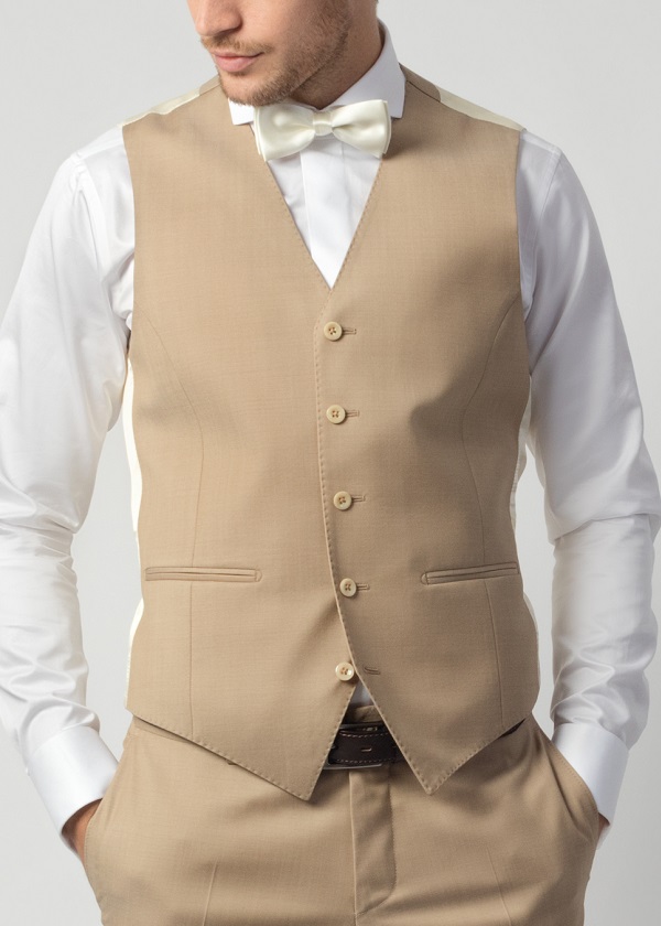 Beige waistcoat