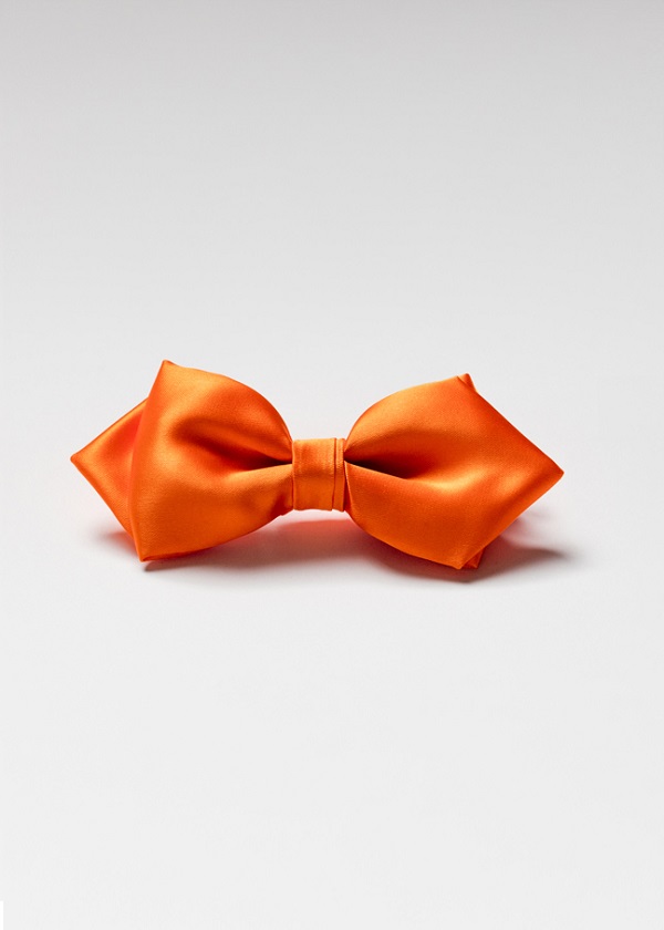 Orange bow tie