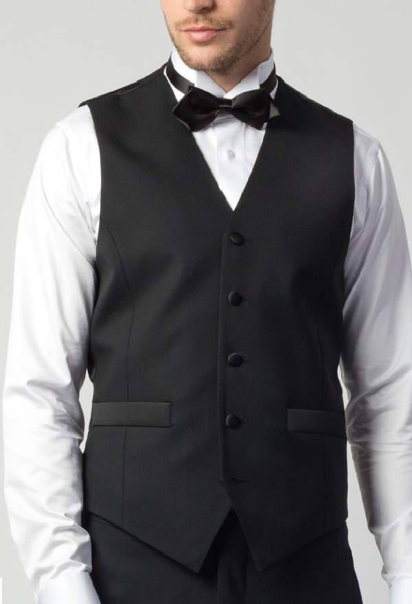 Black waistcoat