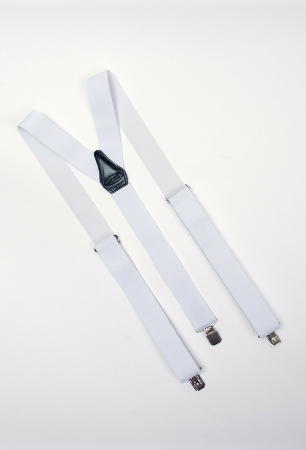 White suspenders