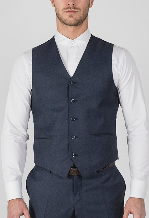 Dark blue waistcoat