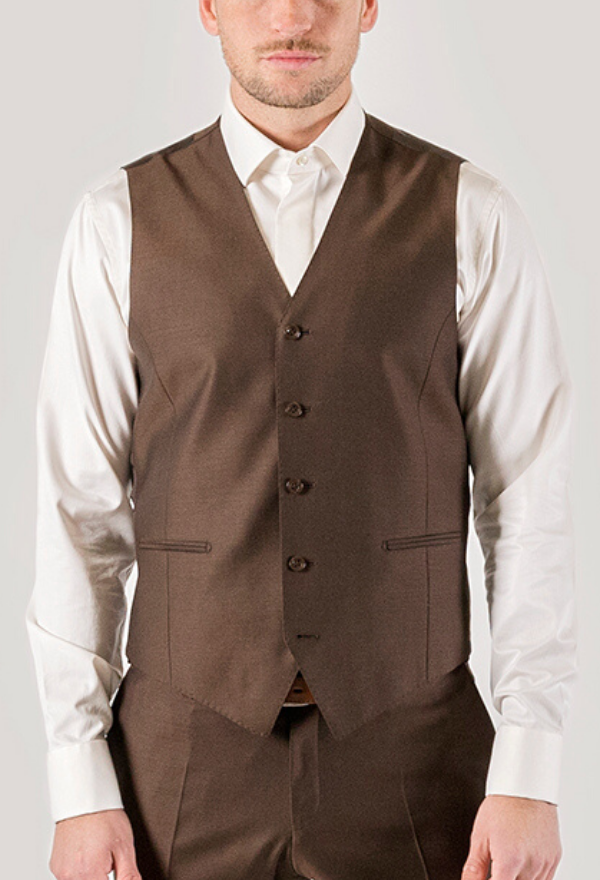 Brown waistcoat